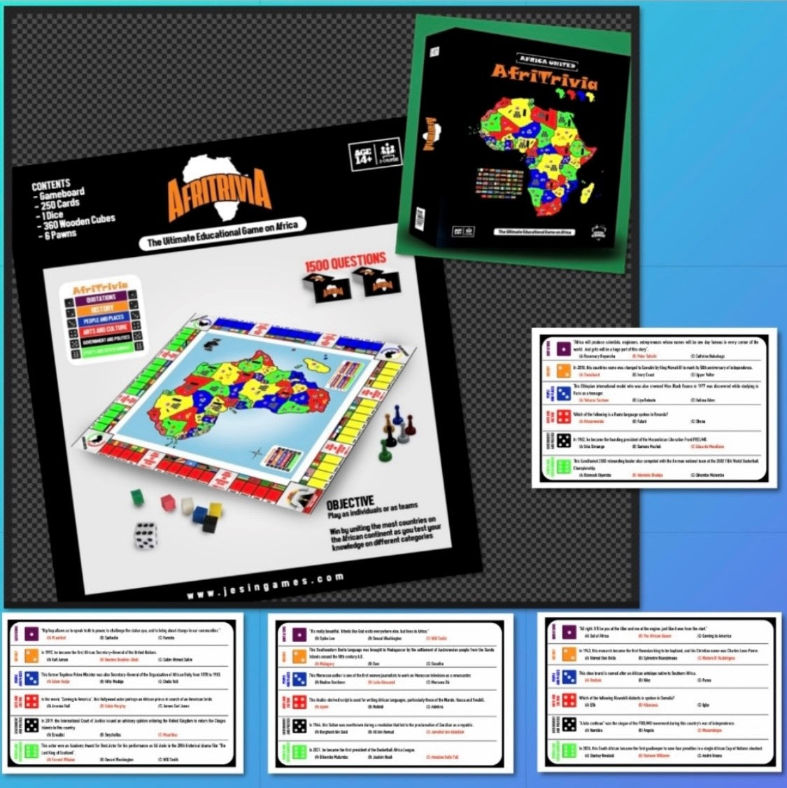 AfriTrivia - The Ultimate Educational Game on Africa